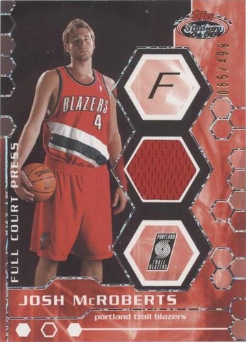 2007-08 Topps Stadium Club - Josh McRoberts #FCPR-JM