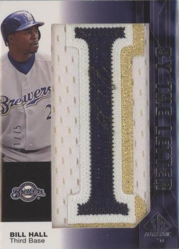 2008 SP Authentic - Bill Hall #BL-BH