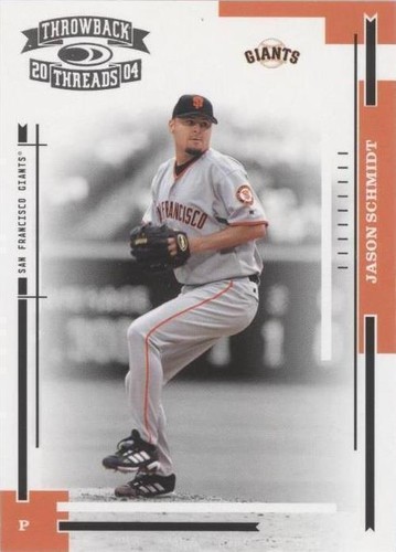 2004 Donruss Throwback Threads - Jason Schmidt #166
