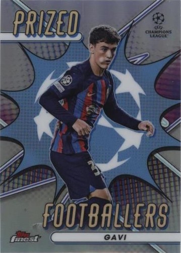 2022-23 Topps Finest UEFA Club Competitions Gavi #PF-6