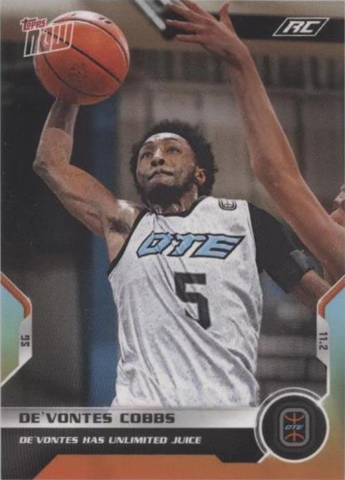 2021-22 Topps Now Overtime Elite - De'Vontes Cobbs #11