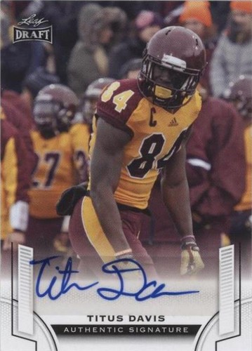 2015 Leaf Draft Titus Davis #BA-TD1