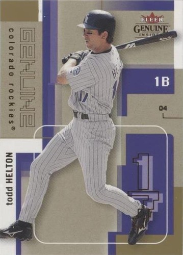 2004 Fleer Genuine Insider - Todd Helton #31