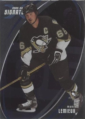 2002-03 In the Game Be A Player Signature Series - Mario Lemieux #135