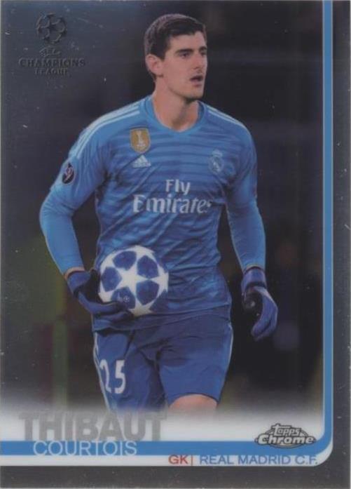 2018-19 Topps Chrome UCL Thibaut Courtois #61