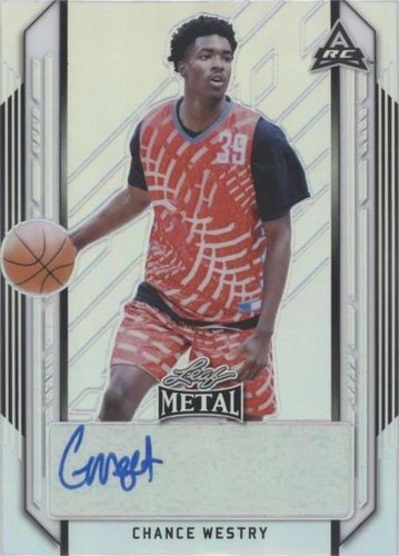 2021-22 Leaf Metal - Chance Westry #BA-CW2