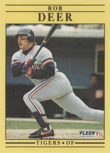 1991 Fleer Update - Rob Deer #U-23