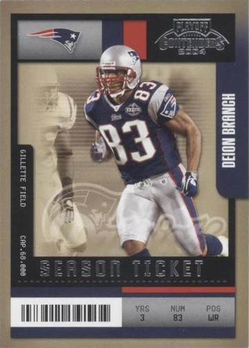 2004 Playoff Contenders Deion Branch #59