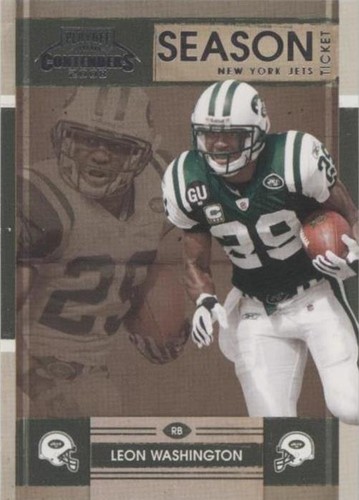 2008 Playoff Contenders Leon Washington #68