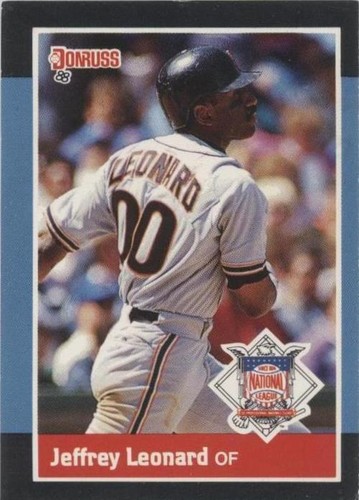 1988 Donruss All-Stars - Jeffrey Leonard #54