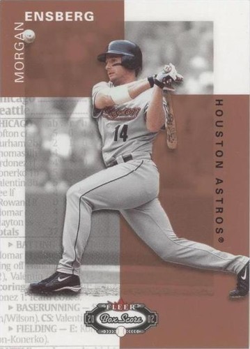 2002 Fleer Box Score - Morgan Ensberg #185
