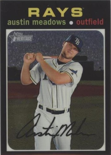 2020 Topps Heritage - Austin Meadows #THC-481