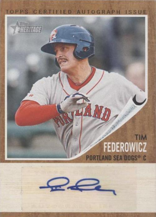 2011 Topps Heritage Minor League Edition - Tim Federowicz #RA-TF