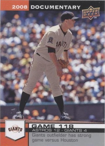 2008 Upper Deck Documentary - Matt Cain #3522