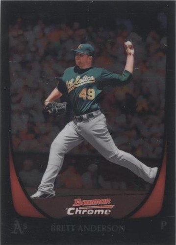 2011 Bowman Chrome - Brett Anderson #40
