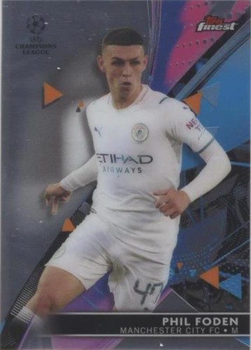 2020 Topps Chrome UCL Speckle Refractor Phil Foden Phil