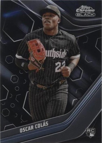 2023 Topps Chrome Black - Oscar Colas #48