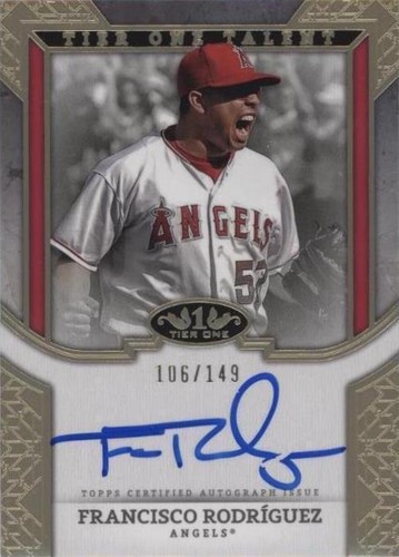 2024 Topps Tier One - Francisco Rodriguez #T1TA-FR