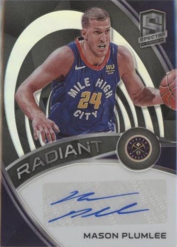 2019-20 Panini Spectra - Mason Plumlee #RS-MPL