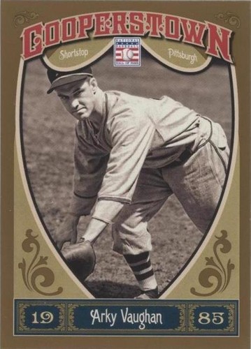 2013 Panini Cooperstown Collection - Arky Vaughan #37