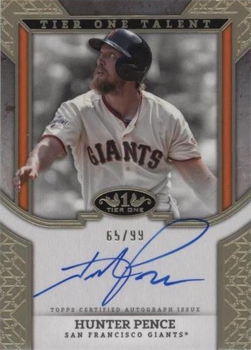 2024 Topps Tier One - Hunter Pence #T1TA-HP
