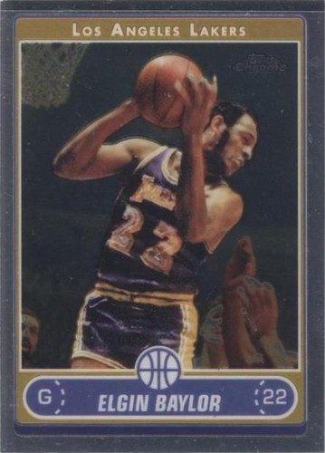 2006-07 Topps Chrome - Elgin Baylor #158