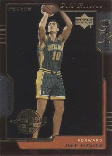 1999-00 Upper Deck Gold Reserve - Jeff Foster #260