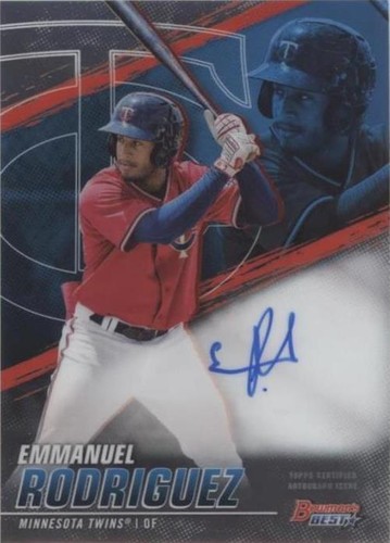 2021 Bowman's Best - Emmanuel Rodriguez #B21-ERO