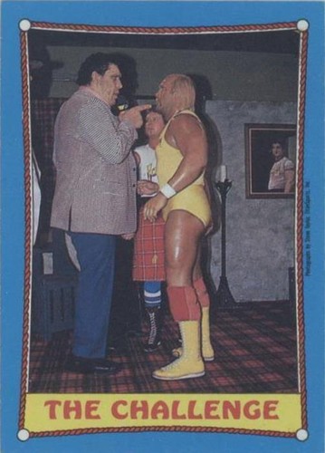 1987 Topps WWF - Andre the Giant Hulk Hogan #58