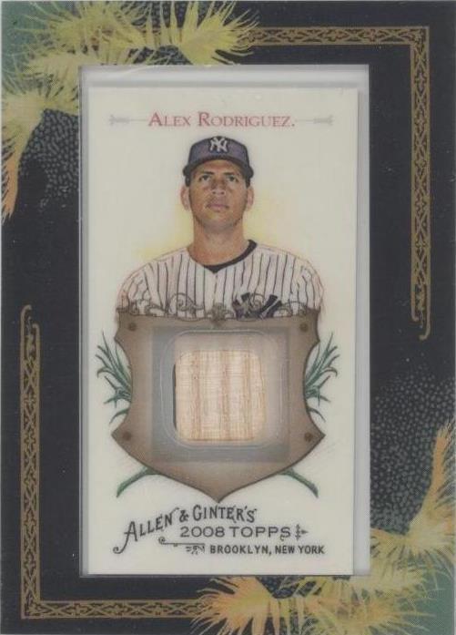 2008 Topps Allen & Ginter's - Alex Rodriguez #AGR-AER for