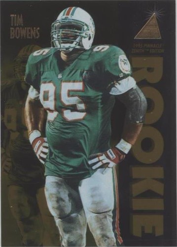 1995 Pinnacle Zenith Tim Bowens #Z137
