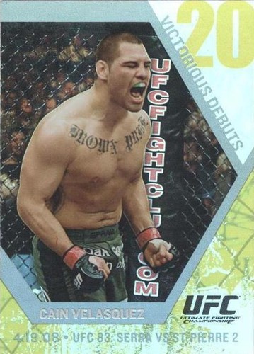 2009 Topps UFC Round 1 - Cain Velasquez #VD18