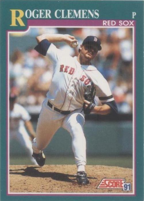 Roger Clemens Baseball 1991 Season Sports Trading Cards