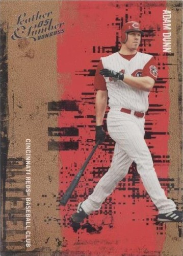 2005 Donruss Leather & Lumber - Adam Dunn #1