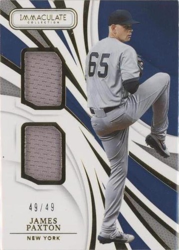 2021 Panini Immaculate Collection - James Paxton #ID-JP