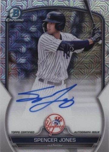 2023 Bowman Chrome - Spencer Jones #BCMA-SJ