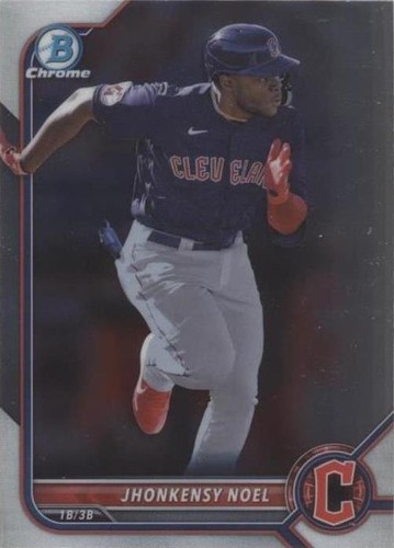 2022 Bowman Chrome Jhonkensy Noel Cleveland Guardians Mojo