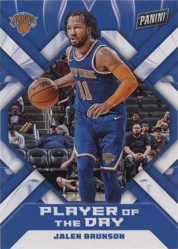 2022-23 Panini NBA Player of The Day Jalen Brunson #19 Red