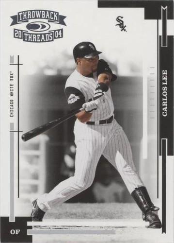 2004 Donruss Throwback Threads - Carlos Lee #45