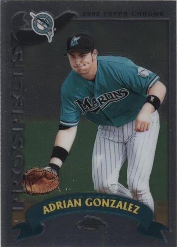 2002 Topps Chrome Traded & Rookies - Adrian Gonzalez #T152