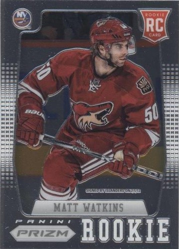 2012-13 Panini Rookie Anthology - Matt Watkins #87