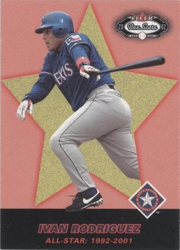 2002 Fleer Box Score - Ivan Rodriguez #268