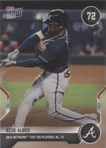 2021 Topps Now MLB Network Top 100 Players - Ozzie Albies #T-72