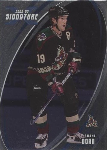 2002-03 In the Game Be A Player Signature Series - Shane Doan #077