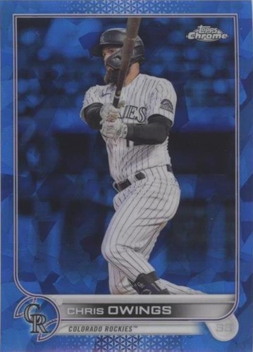 2022 Topps Chrome Sapphire Edition - Chris Owings #462
