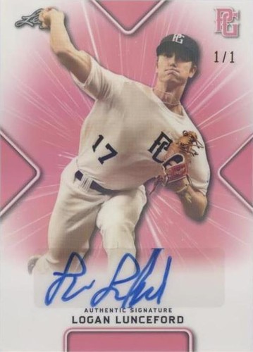 2021 Leaf Perfect Game National Showcase - Logan Lunceford #BA-LL1