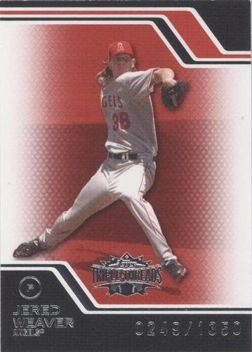 2008 Topps Triple Threads - Jered Weaver #14