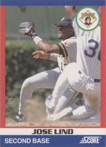 1991 Score 100 Hottest Players - Jose Lind #33
