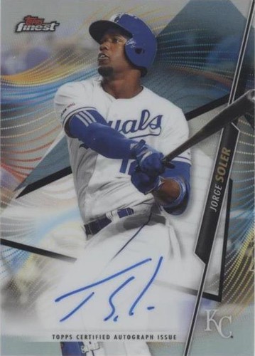 2020 Topps Finest - Jorge Soler #FA-JSO