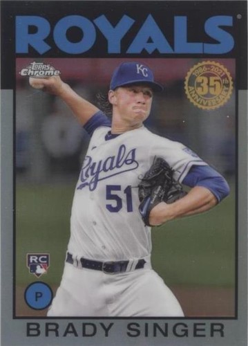 2021 Topps Chrome - Brady Singer #86BC-25